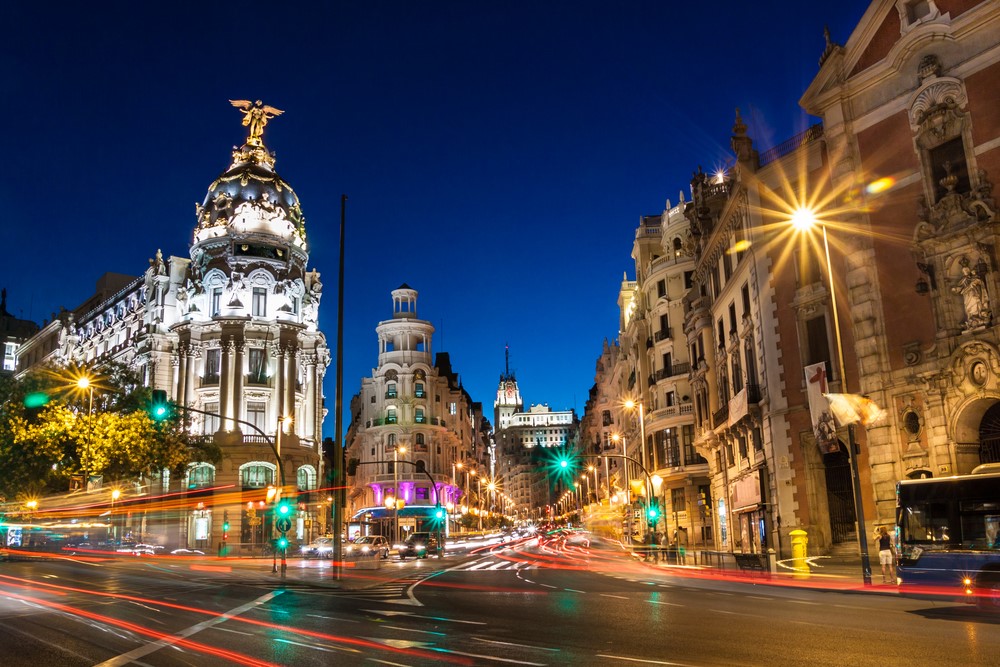 Gran Vía de Madrid, a apenas 15 km